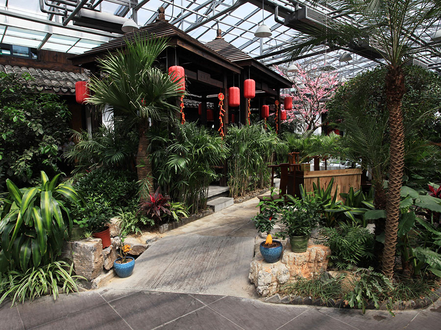 生態(tài)餐廳溫室